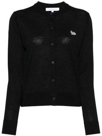 Maison Kitsun&eacute; Baby Fox Woll -Strickjacke