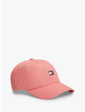 Tommy Hilfiger Womens Tommy Jeans Badge Brushed Baseball Cap - Pink