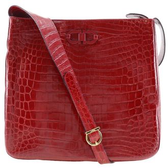 Ferragamo Leather Shoulder Bag (Pre-Owned)