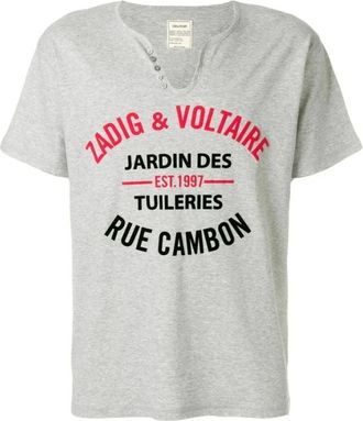 Zadig&Voltaire Heren, Tops, Grijs, Maat: XL Katoen