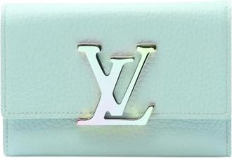 Louis Vuitton Pre-owned Wallets, female, Green, Size: ONE SIZE Pre-owned Tri-fold Wallet