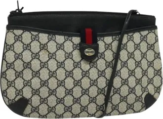 Gucci Pre-owned Plastic gucci-bags - Dames - Vintage Schoudertas - Blauw - ONE Size - Vintage