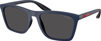 Prada PS B08S TFY06F Mens Sunglasses Blue Size 56