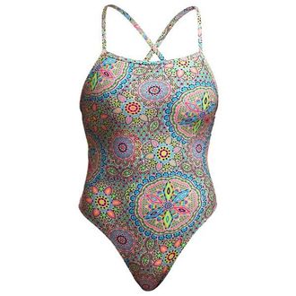 Funkita Tie Me Tight One Piece Badeanzug f&uuml;r Damen | grau