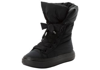 Converse Winterboots CONVERSE CHUCK TAYLOR ALL STAR ELEMENTS BOOT, Damen, Gr. 37,5, schwarz (schwarz, schwarz, schwarz), Polyester, Schuhe Winterboots