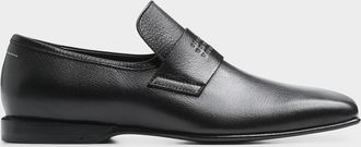 Maison Margiela Mens Sleek square-toe loafers