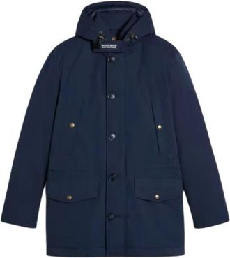 Woolrich Lichte Jas - Heren - Zomerjassen - Blauw - L - Jassen