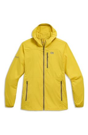 Outdoor Research Shadow Wind Zip-Up Hoodie in Amber at Nordstrom, Size Xx-Large R