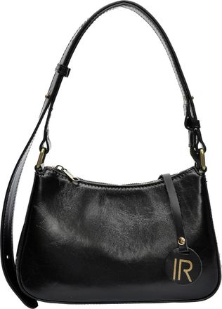 Isabella Rhea Zwart Rundleer Tas