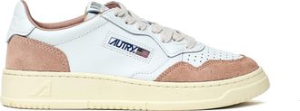 Autry White Phard Medalist Low Suede Sneakers