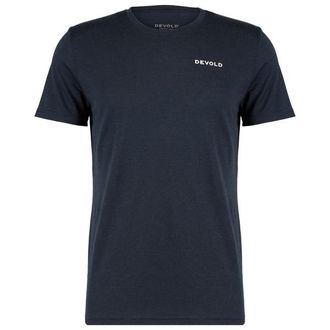 Devold Logo Tee Exclusive Merinoshirt f&uuml;r Herren | blau