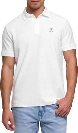 Indicode Poloshirt INDICODE INWadim, Herren, Gr. XXL, sanftes wei&szlig;, Jersey, Obermaterial: 100% Baumwolle, unifarben, regular fit normal, ohne Ausschnitt, Shirt