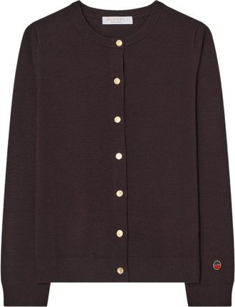 Busnel Truien & Vesten, Dames, Bruin, XS, Wol, Kee Cardigan