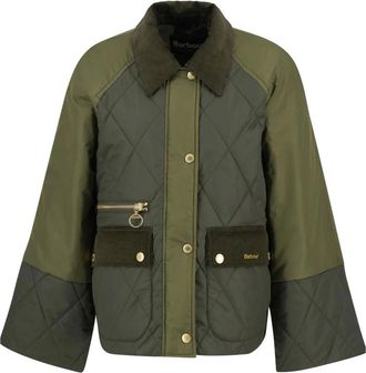 Barbour Dames, Jassen, Groen, Maat: S Corduroy