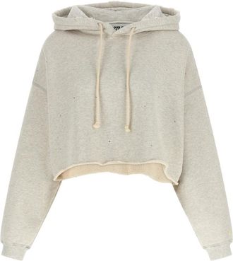 Golden Goose Grey Crystal Hoodie