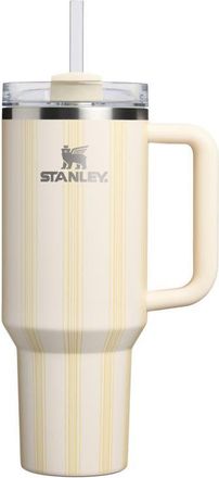 Stanley The Quencher H2.O Flowstate 40-Ounce Tumbler in Cream Picnic Stripe at Nordstrom