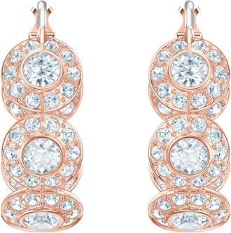 Swarovski Lifelong Strikken Oorbellen - Dames - Accessoires - Roze - Maat: ONE Size