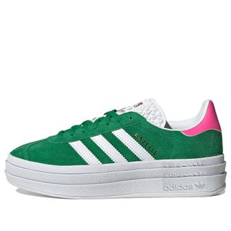 adidas (WMNS) adidas Gazelle Bold Green Lucid Pink IG3136