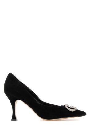 Gucci Black Logo Pumps