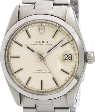 Tudor Prince Oyster Date Stainless Steel Wristwatch (Pre-Owned)