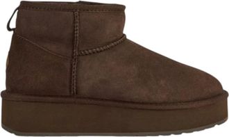 Emu Stinger Micro Flatform 2.0 - Dames - Schoenen - Bruin - Maat: 37 EU Wol