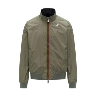 K-Way K-Way, Bomber Jackets, male, Green, Size: XL Arsene Bomber