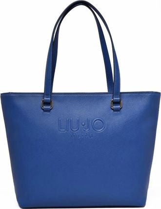 Liu Jo Tassen, Dames, Blauw, ONE Size, Polyester, Halona Schoudertas
