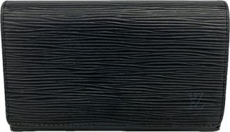 Louis Vuitton Noir Wallet (Bi-Fold) (Pre-Owned)