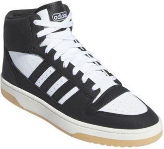 adidas Break Start Mid Top Sneaker in Black/Black/Cloud White at Nordstrom Rack, Size 6.5
