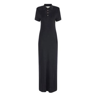 Elisabetta Franchi Gebreide Polojurk - Dames - Avondkleed - Zwart - S - Kleedjes