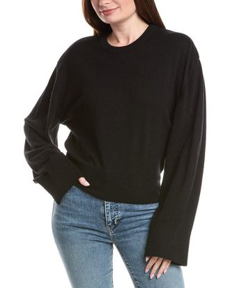 WeWoreWhat Weworewhat Bubble Crewneck Wool-Blend Sweater