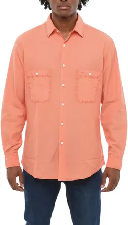 Aspesi Orange Regular Solid Shirt