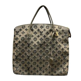 Louis Vuitton Pre-owned Vintage Handbag - Dames - Pre-owned - Beige - Maat: ONE Size Nylon