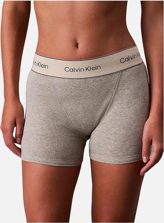 Calvin Klein Womens Women Heritage Cotton Boxer Brief, Grey Heather - Size: XS