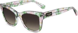 Kate Spade New York Dee 2/G/S Asian Fit QQK/HA Womens Sunglasses Green Size 51