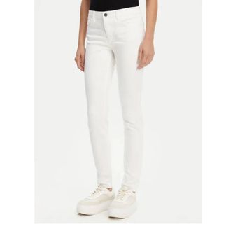 A|X Armani Exchange White 5 Pocket Denim Jeans, Size 28