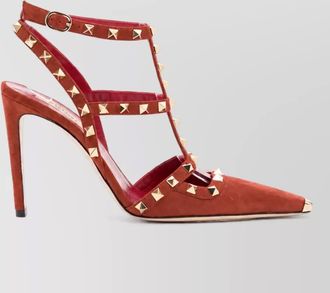 Valentino Garavani suede rockstud pumps