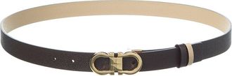 Ferragamo Ferragamo Gancini Reversible & Adjustable Leather Belt