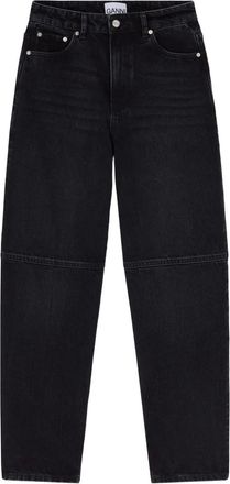 Ganni Jeans con design a inserti - Nero
