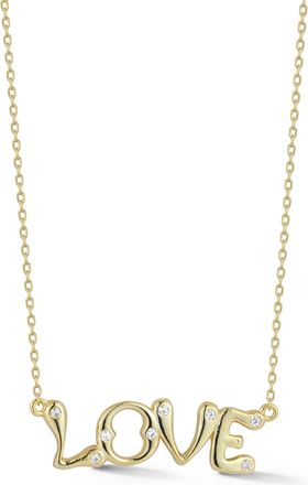 Glaze Jewelry Sterling Silver Groovy Love Necklace