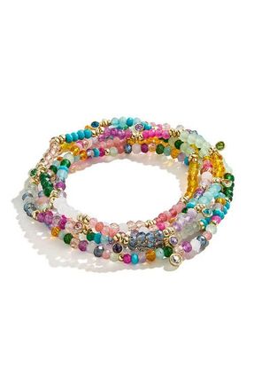 BaubleBar Indya Semiprecious Bracelet Set in Multi at Nordstrom