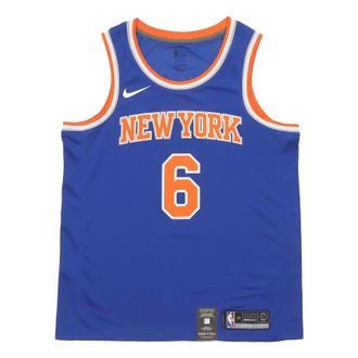 Nike NBA Basketball Icon Edition Swingman Jersey New York Knicks SW Fan Edition 6 Blue 864495-495