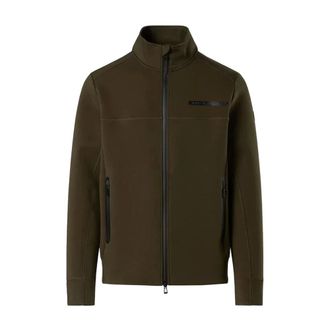 North Sails Volledige Rits Sweatshirt - Heren - Sweatshirts & Hoodies - Groen - Maat: XL Katoen