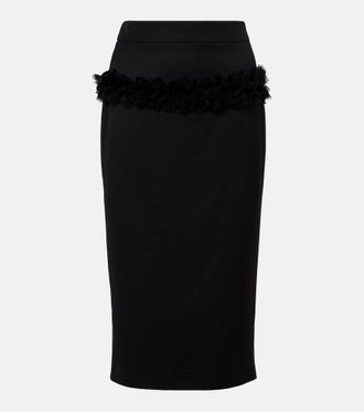スカート ALEXANDER MCQUEEN Women Skirts 745749QJACX1000 Black Mini Pleated Skirt | ALEXANDER MCQUEEN | elysewalker