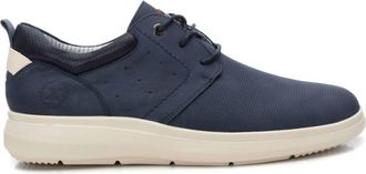 Xti Mens Casual Comfort Oxford Sneakers In Navy
