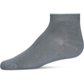 MeMoi Basic Silky-Soft Gauge Ankle Sock in Blue Fog at Nordstrom, Size 6-12M