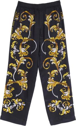 Versace Jeans Couture Barok Print Broek met Elastische Taille - Heren - Straight fit broeken - Veelkleurig - M - Broeken