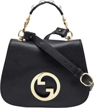 Gucci Pre-owned Blondie Top Handle Bag - Dames - Vintage Handtas - Zwart - ONE Size - Leer - Vintage