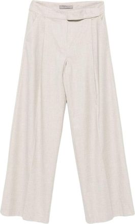 D.exterior D. Exterior Chalk-Colored Trousers