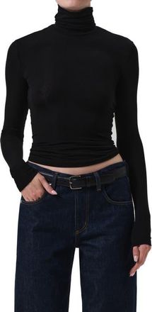 Citizens Of Humanity Caradene Scrunch Turtleneck in Black at Nordstrom, Size X-Small